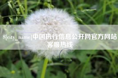 锦州中国执行信息公开网官方网站客服热线