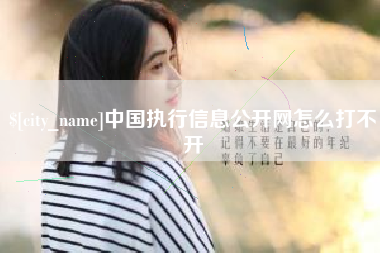锦州中国执行信息公开网怎么打不开