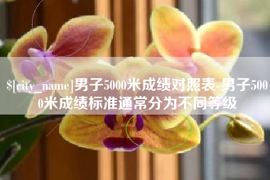 锦州男子5000米成绩对照表-男子5000米成绩标准通常分为不同等级