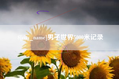 锦州男子世界5000米记录