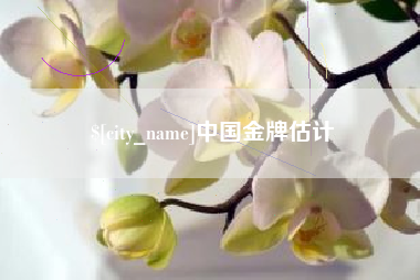 锦州中国金牌估计