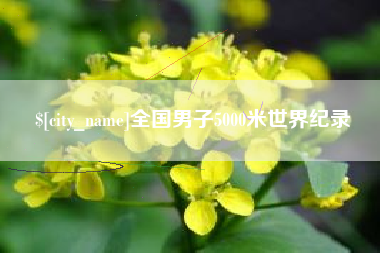 锦州全国男子5000米世界纪录