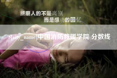 锦州中国消防救援学院 分数线