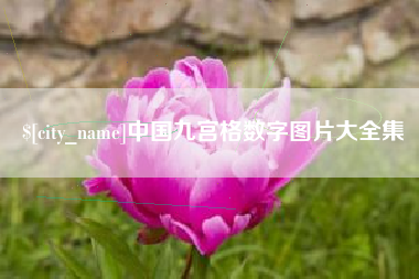 锦州中国九宫格数字图片大全集