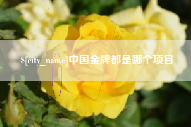 锦州中国金牌都是哪个项目
