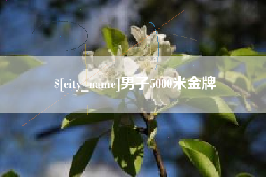 锦州男子5000米金牌