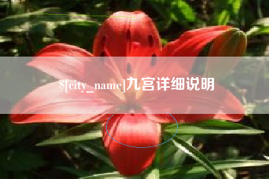 锦州九宫详细说明