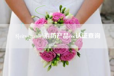 锦州消防产品ccc认证查询