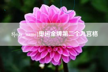 锦州奥运金牌第二个九宫格