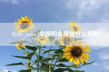 锦州中国的金牌是什么样的