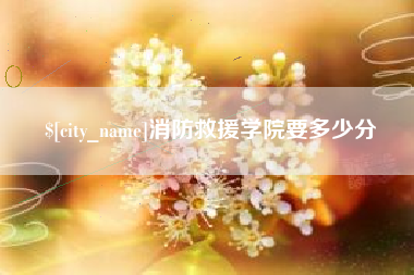 锦州消防救援学院要多少分
